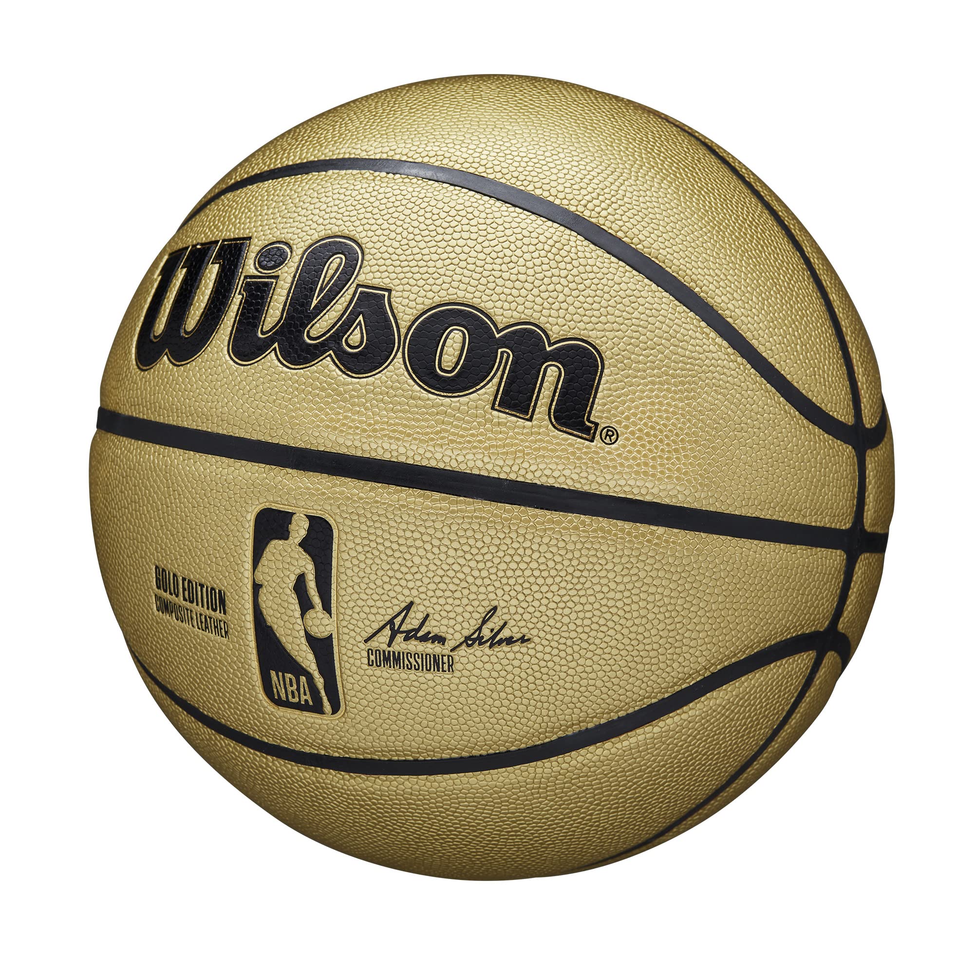 激レア ウィルソン ゴールドエディションボール 7号 ⑤ Amazon | WILSON NBA ゴールドエディション バスケットボール